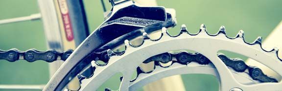 Detail of a rim of a Lussari sport bike